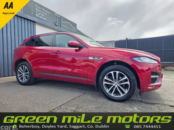 Jaguar F-Pace SUV, Diesel, 2018, Red