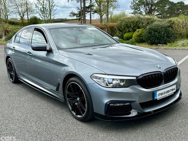 BMW 5-Series Saloon, Petrol Plug-in Hybrid, 2017, Blue