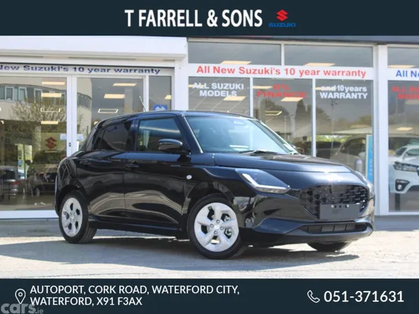 Suzuki Swift Hatchback, Petrol Hybrid, 2027, Black