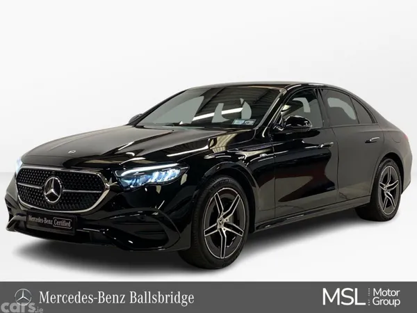 Mercedes-Benz E-Class Saloon, Petrol Plug-in Hybrid, 2026, Black