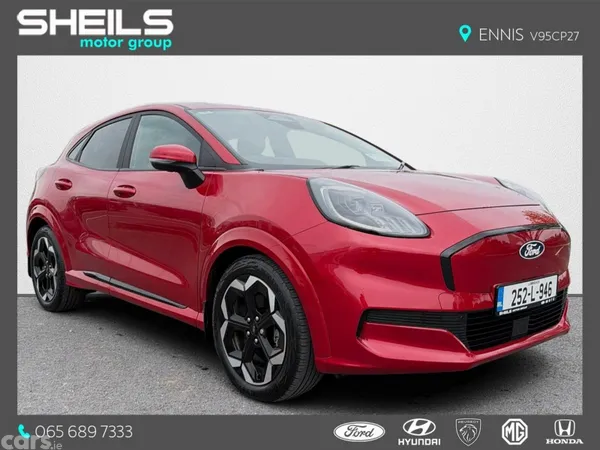 Ford Puma SUV, Electric, 2025, Red