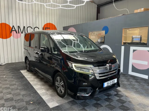 Honda Stepwagon MPV, Petrol Hybrid, 2021, Black