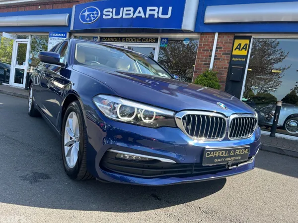 BMW 5-Series Saloon, Diesel, 2018, Blue