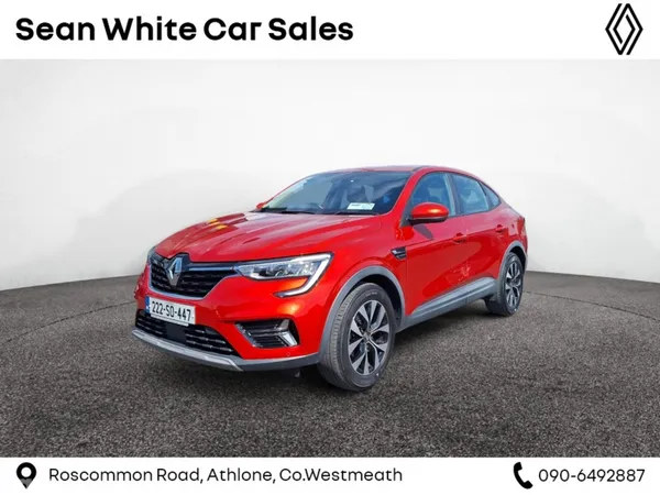 Renault Arkana Hatchback, Petrol, 2022, Red