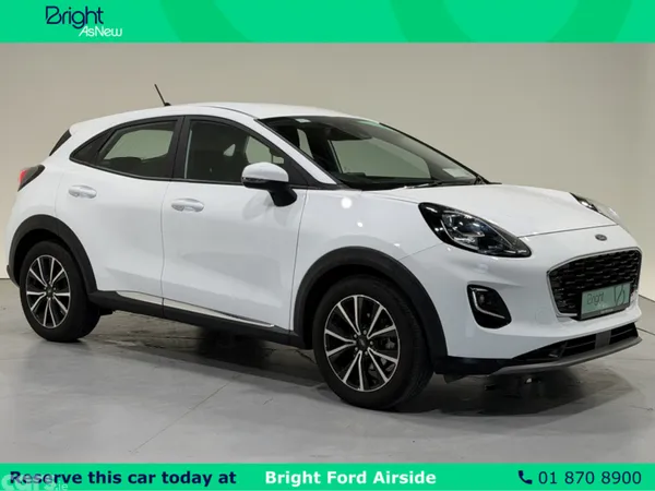 Ford Puma MPV, Petrol Hybrid, 2023, White
