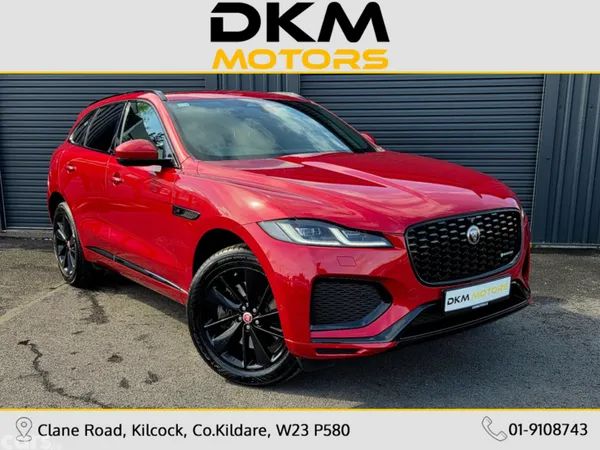 Jaguar F-Pace Estate, Diesel, 2021, Red