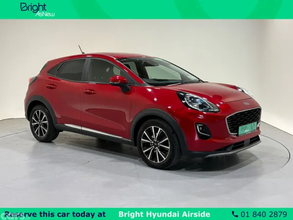 Ford Puma MPV, Petrol Hybrid, 2021, Red