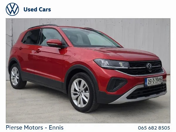 Volkswagen T-Cross Estate, Petrol, 2025, Red