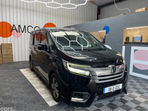 Honda Stepwagon MPV, Petrol Hybrid, 2018, Black