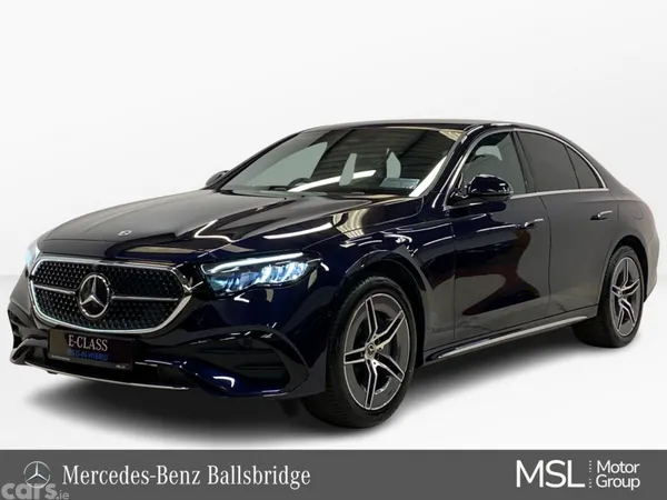 Mercedes-Benz E-Class Saloon, Petrol Plug-in Hybrid, 2026, Blue
