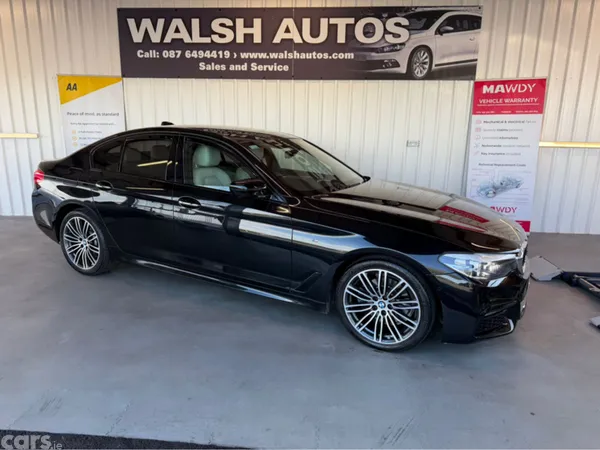 BMW 5-Series Saloon, Diesel, 2018, Black