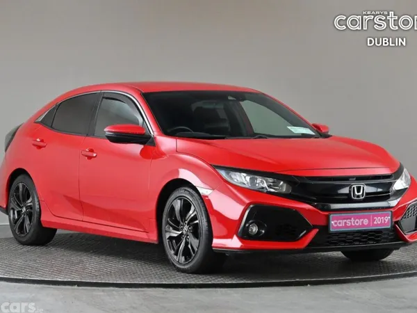 Honda Civic Hatchback, Petrol, 2019, Red