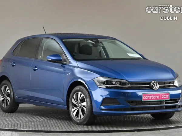 Volkswagen Polo Hatchback, Petrol, 2021, Blue
