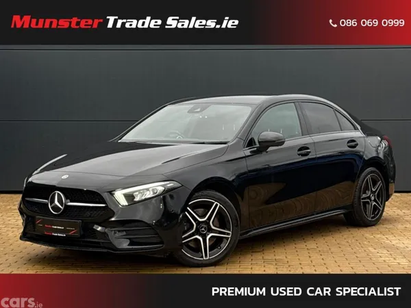 Mercedes-Benz A-Class Saloon, Petrol Hybrid, 2022, Black