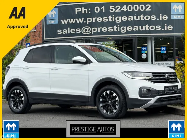 Volkswagen T-Cross SUV, Petrol, 2021, White