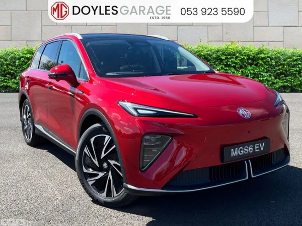 MG MGS6 SUV, Electric, 2027, Red
