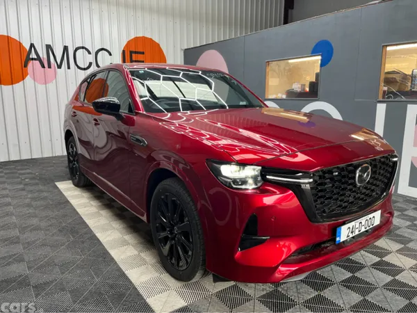 Mazda CX-60 SUV, Petrol Plug-in Hybrid, 2024, Red