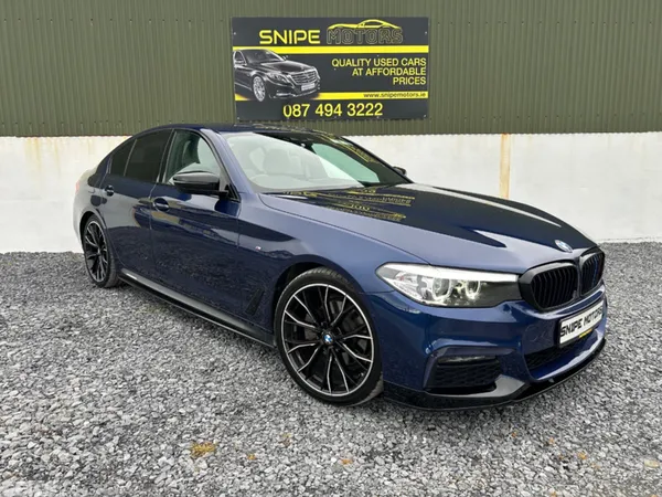 BMW 5-Series Saloon, Diesel, 2019, Blue