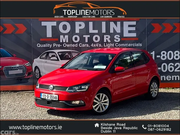 Volkswagen Polo Hatchback, Petrol, 2017, Red