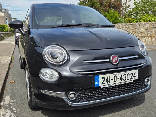 Fiat 500 Hatchback, Petrol, 2024, Black