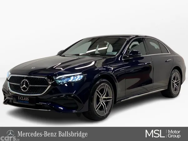 Mercedes-Benz E-Class Saloon, Petrol Plug-in Hybrid, 2026, Blue