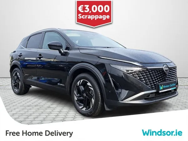 Nissan Qashqai SUV, Petrol Hybrid, 2025, Black