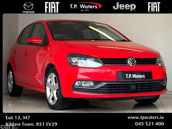 Volkswagen Polo Hatchback, Petrol, 2017, Red