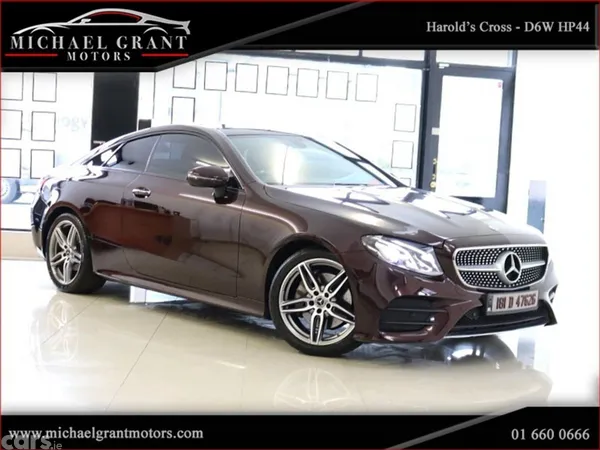 Mercedes-Benz E-Class Coupe, Diesel, 2018, Red