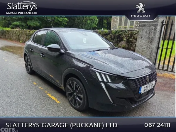 Peugeot 208 Hatchback, Electric, 2023, Black