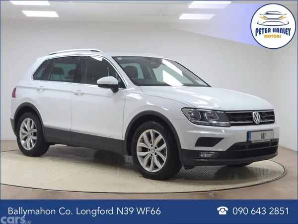 Volkswagen Tiguan SUV, Diesel, 2018, White