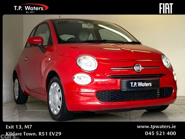 Fiat 500 Hatchback, Petrol, 2021, Red