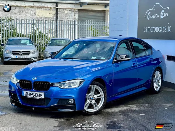 BMW 3-Series Saloon, Petrol Plug-in Hybrid, 2017, Blue