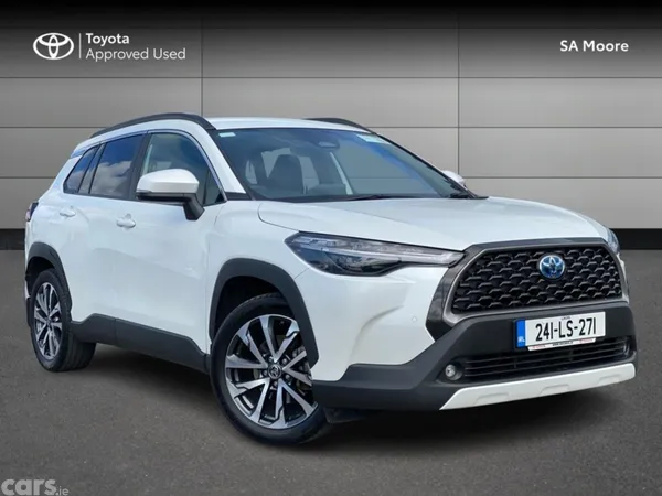 Toyota Corolla Cross SUV, Petrol Hybrid, 2024, White