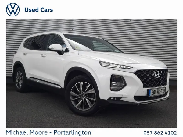 Hyundai Santa Fe SUV, Diesel, 2020, White