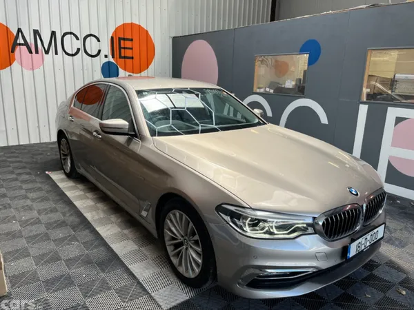 BMW 5-Series Saloon, Diesel, 2018, Gold