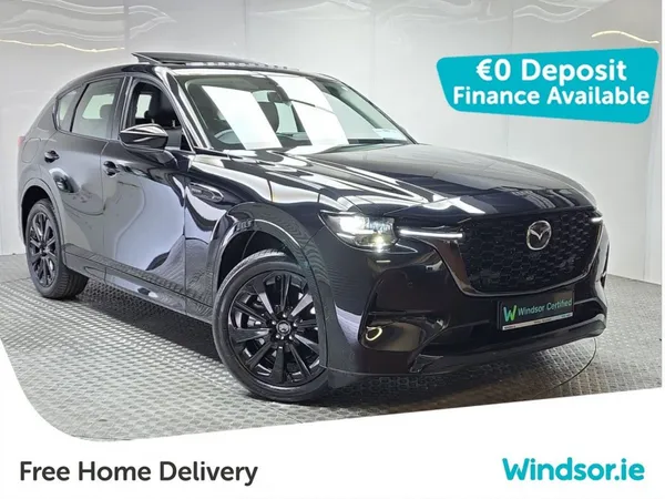 Mazda CX-60 SUV, Petrol Plug-in Hybrid, 2025, Black