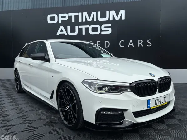BMW 5-Series Estate, Diesel, 2017, White