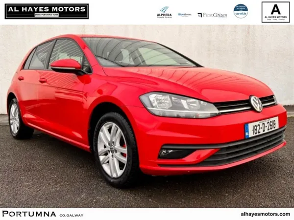 Volkswagen Golf Hatchback, Petrol, 2018, Red