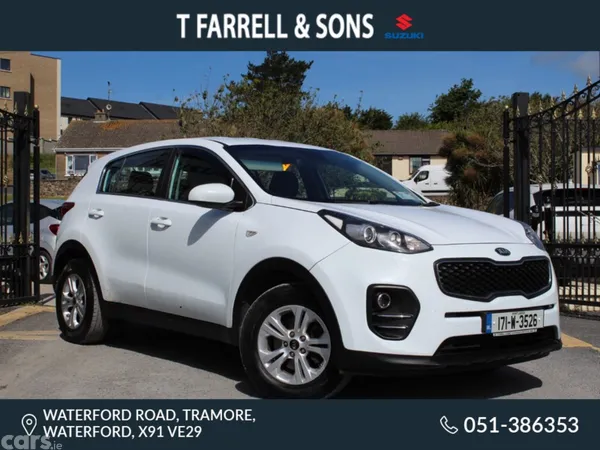 Kia Sportage Estate, Diesel, 2017, White