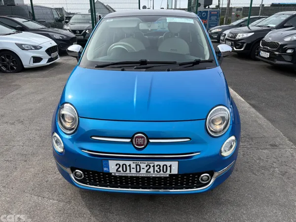 Fiat 500 Hatchback, Petrol, 2020, Blue