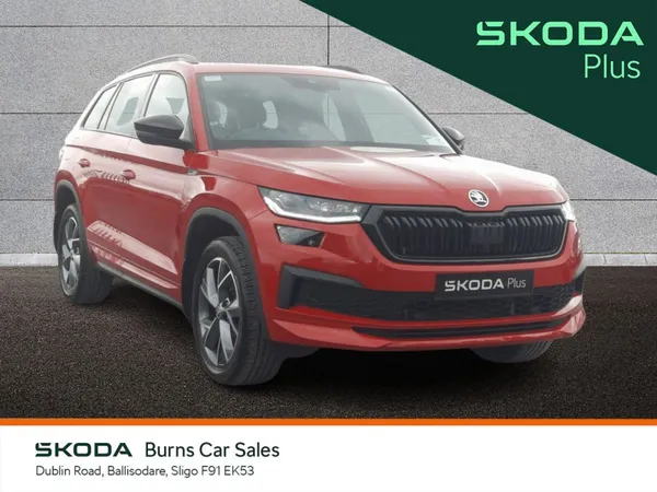 Skoda Kodiaq SUV, Diesel, 2023, Red