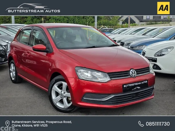 Volkswagen Polo Hatchback, Petrol, 2014, Red