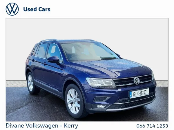 Volkswagen Tiguan SUV, Diesel, 2019, Blue