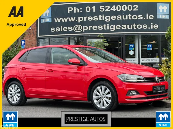 Volkswagen Polo Hatchback, Petrol, 2018, Red
