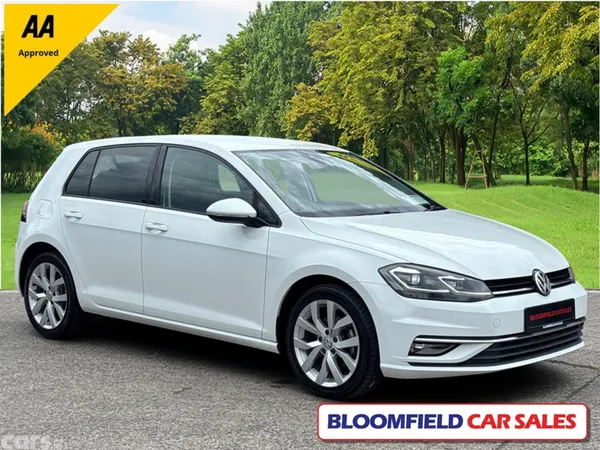 Volkswagen Golf Hatchback, Petrol, 2018, White