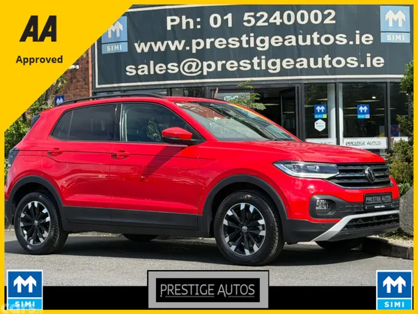 Volkswagen T-Cross SUV, Petrol, 2020, Red
