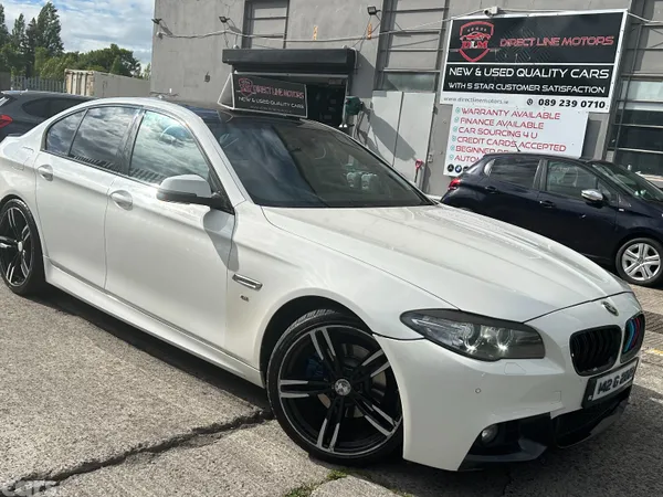BMW 5-Series Saloon, Diesel, 2014, White