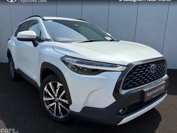Toyota Corolla Cross SUV, Petrol Hybrid, 2024, White