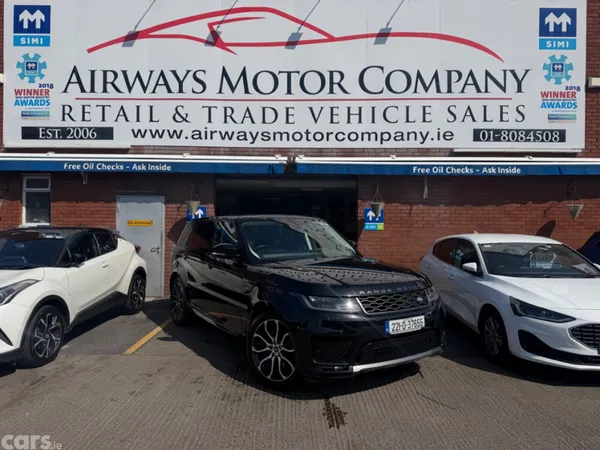 Land Rover Range Rover Sport Estate, Petrol Plug-in Hybrid, 2022, Black