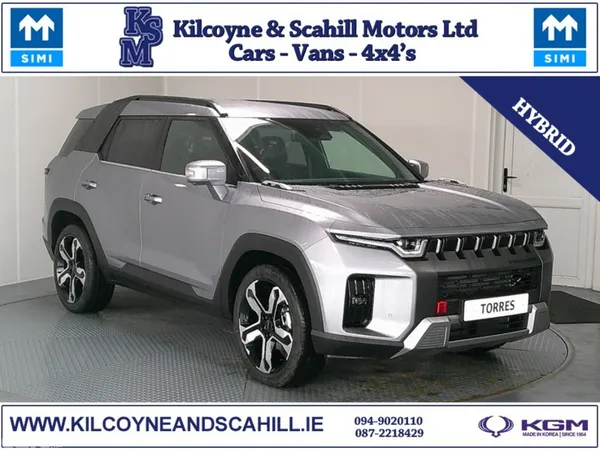 KGM Torres SUV, Petrol Hybrid, 2026, Silver